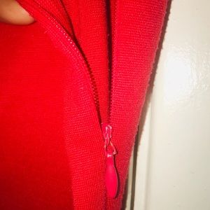 ANN TAYLOR LOFT PETITE 2p Red Dress
